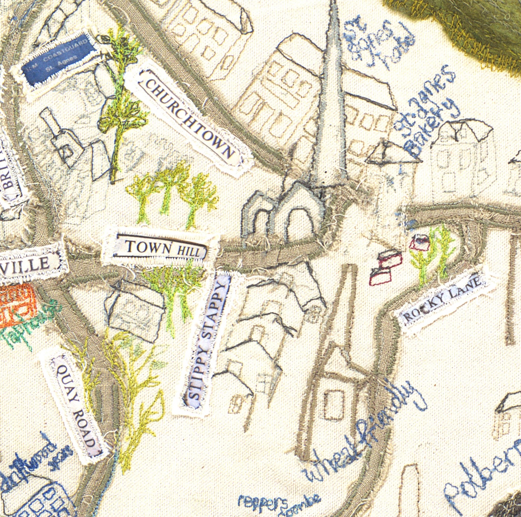 Wild St Agnes Stitch Map  